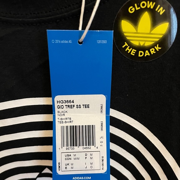 Adidas swirl men’s tee, size m. BNWT - Picture 3 of 4